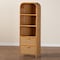 Bali & Pari Curacao Modern Bohemian Light Honey Rattan 2-Drawer Bookcase 243-13570-ZORO - alternate 5